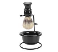 Shaving Brush Kit Men Premium Aesthetic Handle Comfortable Shaving Experience Fine Synthetic Bristles Lightweight Portable for Barber Travel ABS Synthetic Animal Hair Stainless