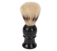 Shaving Brush Portable Hair Brush Black Curved Handle Foaming Beard Cleaning Brushe for Safety Double Edge Straight Razor Black
