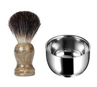 Shaving Brush Set for Men,Shaving Brush Stand Holder,Shaving Bowl for Shaving Soap & Cream