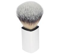 Shaving Brush Synthetic Hair with White Plastic Handle Height 10 cm Ring Diameter 21 cm