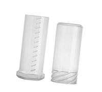 Shaving Brush Travel Case Portable Adjustable Height 5.51-8.46 inch Transparent Protective Storage Container for Men's Grooming Accessories