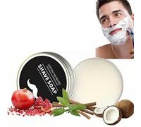 Shaving Cream for Smooth Wet Shave,Sandalwood Shaving Cream,Rich Lather for the Smoothest Shave,Rich Foam & Deep Cleansing,Mens Soap Bar with Coconut Oil,Applicable to Men
