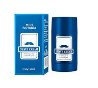 Shaving Cream Stick - Beard Balm For Men, Light Hold Moisturizer For Sensitive Skin, Long-Lasting Rich Lather, Softens & Nourishes Coarse Facial Hair, For All Skins, Travel For Women & Men