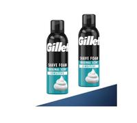 Shaving Foam for Sensitive Skin - 2 x 200ml | Original Scent Clean Shave by PSALM 23