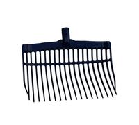 Shaving fork plastic black without handle - One Size