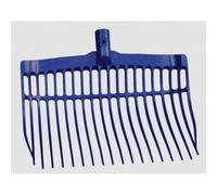 Shaving fork plastic blue without handle - One Size
