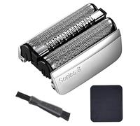 Shaving Head for Braun Series 8, Razor Compatible with Braun S8 83M Replacement Head, Accessories for Men, Electric Shaver, Aluminium Foil Cutter, Replacement Head with Cleaning Brush, Cleaning Cloth