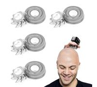 Shaving Head Replacement Blades for Skull Skull Shaver Pitbull Electric Shaver for Bald Men (4pcs)