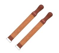 Shaving Leather Strop Belt 1-3pcs Leather Sharpening Strap Barber Straight Shave Sharpener Folding Knives Polishing Belt(2pcs)