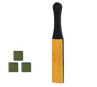 Shaving Leather Strop Belt Leather Sharpening Strap Barber Straight Razor Shave Sharpener Knives Polishing Belt(28CM Acrylic 3GAO)