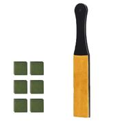 Shaving Leather Strop Belt Sharpening Strap Barber Straight Razor Shave Sharpener Knives Polishing Belt(28CM Acrylic 6GAO)
