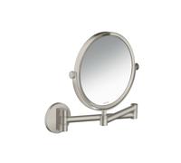 Shaving Mirror Without Light Axor Universal Circular 223x257mm Stainless Steel Finish