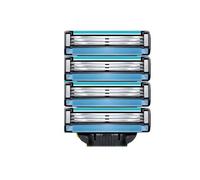 Shaving Razor Blade,Compatible for Gillette,Razors | Compatible for Mach3， Manual Barber Hair Removal Safety Razors Refill 4pcs/pack