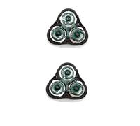 Shaving Razor Parts Replace Shaver Head ,Compatible for Philips, RQ11 Upper Part RQ1168 RQ1175 RQ1160 RQ1185 RQ1187 RQ1180 RQ1195 Razor Blade Shaver Accessories(2pcs)