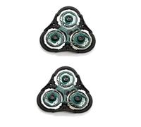 Shaving Razor Parts RQ11 Replace Shaver Head,Compatible for Philips ,RQ1195 RQ1160CC RQ1180X RQ1185 RQ1190X RQ1185CC RQ1168 in Razor Blade Razor Head Assembly(2pcs)