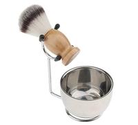 Shaving Razor Stands, Razor Holder Practical Men's Razor Brush Stand，Male Beard Stainless Home Travel Shaving Brush Holder，Fashion Rack Soap Cream Mug Bowl Razor Kit