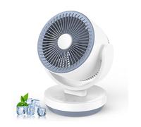SHAVINGFUN Quiet Pedestal Fan,Desk Air Circulator Fans,Efficient Cooling & Circulation, Powerful Airflow Table Oscillating Fan with 3 Speed, 90° Adjustable Tilt Home,Offoce