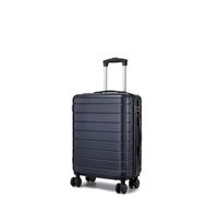 Shavont 55x40x20 Ryanair EasyJet Carry On Suitcase, Lightweight ABS Hand Luggage for Short Trips, Hard Shell Cabin Bag with 4 Spinner Wheels, Combination Lock and Telescopic Handle (Navy)