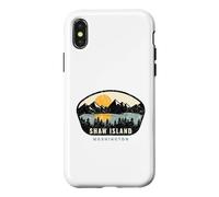 Shaw Island Washington, WA Vacation Souvenir Case for iPhone X/XS