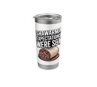 Shawarma Expectations were Set Funny Food Lover Stainless Steel Insulated Tumbler