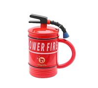 ShawFly Fire Extinguisher Coffee Mug, Creative Funny Ceramic Cup, Personality Mug Gift Mug, City Fire Brigade Gift Funny Gift for boy Girl Firefighters Men Father (Red)