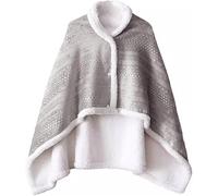 Shawl Blanket,Lap Blanket for Elderly,Wearable Blanket Women 33X47 Thick Small Blanket, Warm Blankets for Winter Poncho Shawls,Bed Jacket for Women,Poncho Blanket for Office Lunch Break C