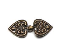 Shawl Cardigan Clips 3pcs Retro Shawl Brooch For Women Lapel Pins Flower Design Classical Sweater Knitwear Clip Girls Dresses Cardigan Collar for Women(1-Antique Bronze)