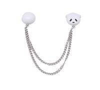 Shawl Cardigan Clips Multi Function Magnetic Clothing Clip With Chain Metal Button Scarf Trouser Legs Cuff Fixing Buckle(Style 14)