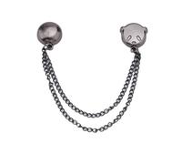 Shawl Cardigan Clips Multi Function Magnetic Clothing Clip With Chain Metal Button Scarf Trouser Legs Cuff Fixing Buckle(Style 13)