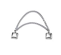 Shawl Cardigan Clips Multi Function Magnetic Clothing Clip With Chain Metal Button Scarf Trouser Legs Cuff Fixing Buckle(Style 4)