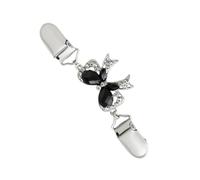 Shawl Clips, Elegant Back Dress Clip with Butterfly Pin Style, Shirt Collar Tightening Accessory for Vests Tops Clothing Trousers Hem Coat, Se référer au descriptif, Zinc, 0