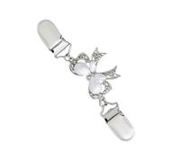 Shawl Clips, Elegant Back Dress Clip with Butterfly Pin Style, Shirt Collar Tightening Accessory for Vests Tops Clothing Trousers Hem Coat, Se référer au descriptif, Zinc, 0