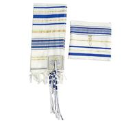 Shawl prayer scarf morning prayer Arab scarf Israeli tallit shawl religious clothing men and women adults and children middle-aged and elderly summer winter spring and autumn Jewish worship(SapphireBl