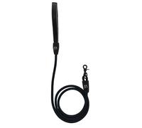 ShawnCo Basecamp Rope Dog Leash- Premium, Durable Pet Leash with Soft Neoprene Padded, Reflective Handle for Small, Medium and Large Dogs (Midnight, 5 Feet)