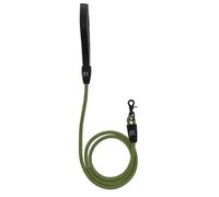 ShawnCo Basecamp Rope Dog Leash- Premium, Durable Pet Leash with Soft Neoprene Padded, Reflective Handle for Small, Medium and Large Dogs (Olive Green, 5 Feet)