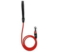 ShawnCo Basecamp Rope Dog Leash- Premium, Durable Pet Leash with Soft Neoprene Padded, Reflective Handle for Small, Medium and Large Dogs (Mustang Red, 5 Feet)