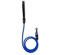 ShawnCo Basecamp Rope Dog Leash- Premium, Durable Pet Leash with Soft Neoprene Padded, Reflective Handle for Small, Medium and Large Dogs (Electric Blue, 5 Feet)