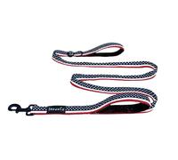 ShawnCo Dream Walk Dog Leash- Premium, Nylon Pet Leash with Soft Neoprene Handle for Small, Medium and Large Dogs (Stars and Stripes, M/L 6FT w/ 2 Handles)