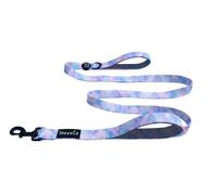 ShawnCo Dream Walk Dog Leash- Premium, Nylon Pet Leash with Soft Neoprene Handle for Small, Medium and Large Dogs (Cotton Candy, M/L 6FT w/ 2 Handles)