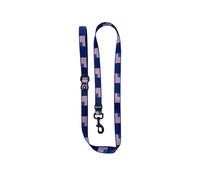 ShawnCo Dream Walk Dog Leash- Premium, Nylon Pet Leash with Soft Neoprene Handle for Small, Medium and Large Dogs (USA Flag, Medium/Large)