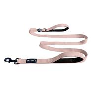 ShawnCo Dream Walk Dog Leash- Premium, Nylon Pet Leash with Soft Neoprene Handle for Small, Medium and Large Dogs (Rose Gold, M/L 6FT w/ 2 Handles)