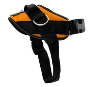 ShawnCo Essential Dog Harness, No-Pull Pet Vest with 3 Leash Clips, No Choke, Reflective, Adjustable and Padded, for Easy Walking and Training for Small, Medium and Large Dogs (Sunset Orange, S)