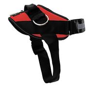 ShawnCo Essential Dog Harness, No-Pull Pet Vest with 3 Leash Clips, No Choke, Reflective, Adjustable and Padded, for Easy Walking and Training for Small, Medium and Large Dogs (Mustang Red, S)