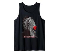 Shawnee American Indian Proud Chief Vintage Respect Tank Top