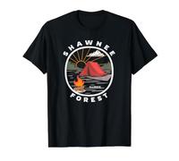 Shawnee National Forest Camping Value Graphic T-Shirt, Men, Black, L
