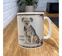 Shawprint Limited Border Terrier 11oz Coffee Mug My Dog's Bedtime Prayer Theme 20DRMUG