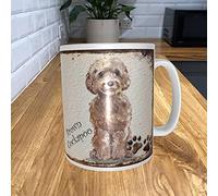 Shawprint Limited Brown Cockapoo 11oz Coffee Mug My Dog's Rules Theme 199DRMUG