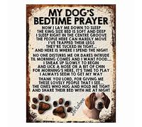 Shawprint Limited MY DOG'S BEDTIME PRAYER RETRO STYLE METAL TIN SIGN/PLAQUE (371DRS) JACKABEE