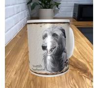 Shawprint Limited Scottish Deerhound 11oz Coffee Mug My Dog's Rules Theme 1152DRMUG
