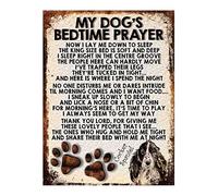 SHAWPRINT MY DOG'S BEDTIME PRAYER RETRO STYLE METAL TIN SIGN/PLAQUE (COCKER SPANIEL) 156DRF Fridge Magnet 100mm x 75mm